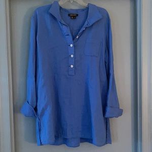 Paperwhite Linen Tunic Large